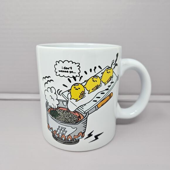 Sanrio Gudetama Cup The Lazy Egg 4" Large Coffee Mug - Picture 1 of 5